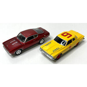 Lot of 2 Johnny Lightning Plymouth Belvedere & Baraccuda 1:64 Diecast Model Car